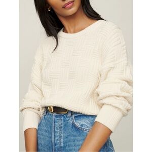 Reformation Winnie Basketweave Sweater